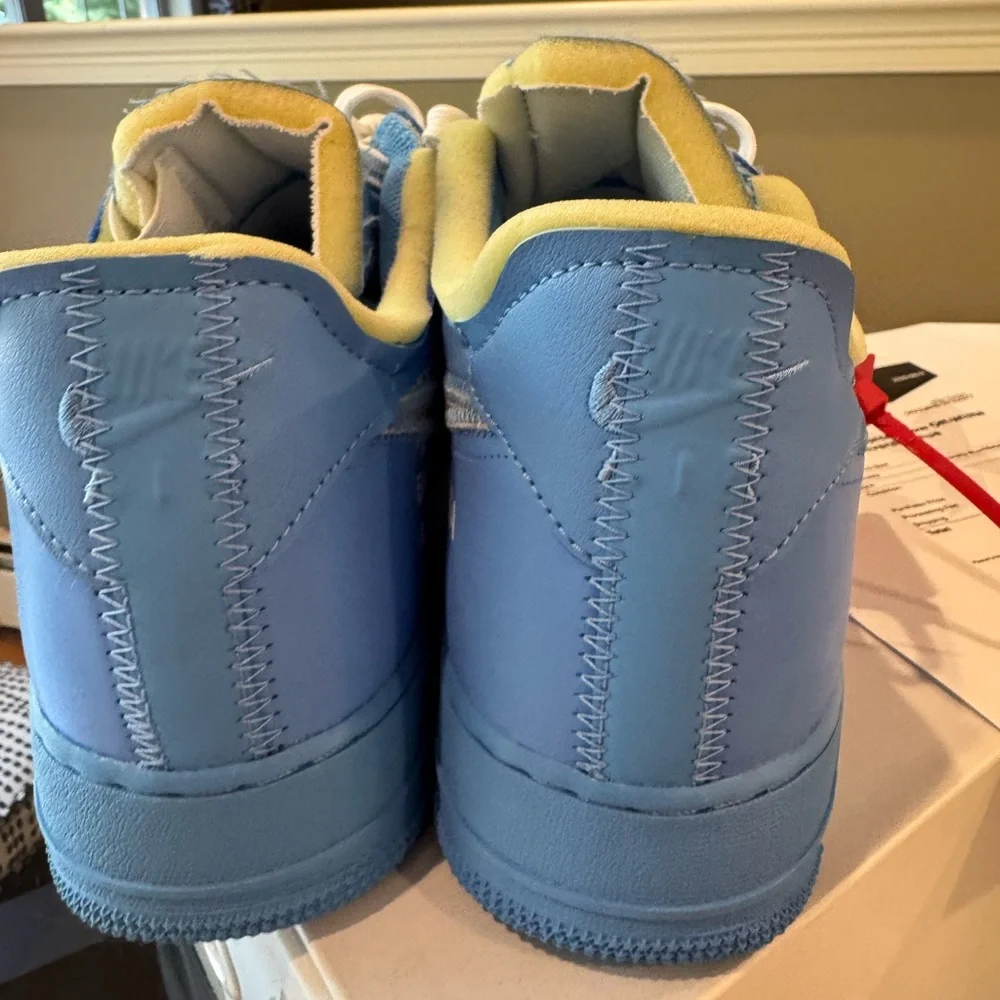 Nike Air Force 1 low Off White University Blue - Picture 11 of 13